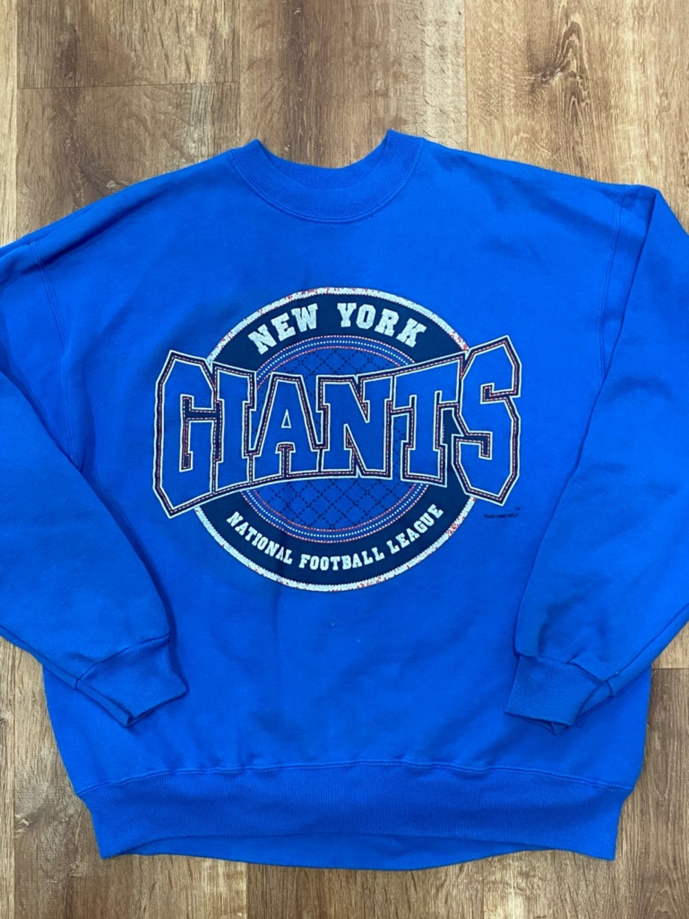 Vintage 90’s New York Giants Sweatshirt Mens XL Crewneck Hanes Activewear